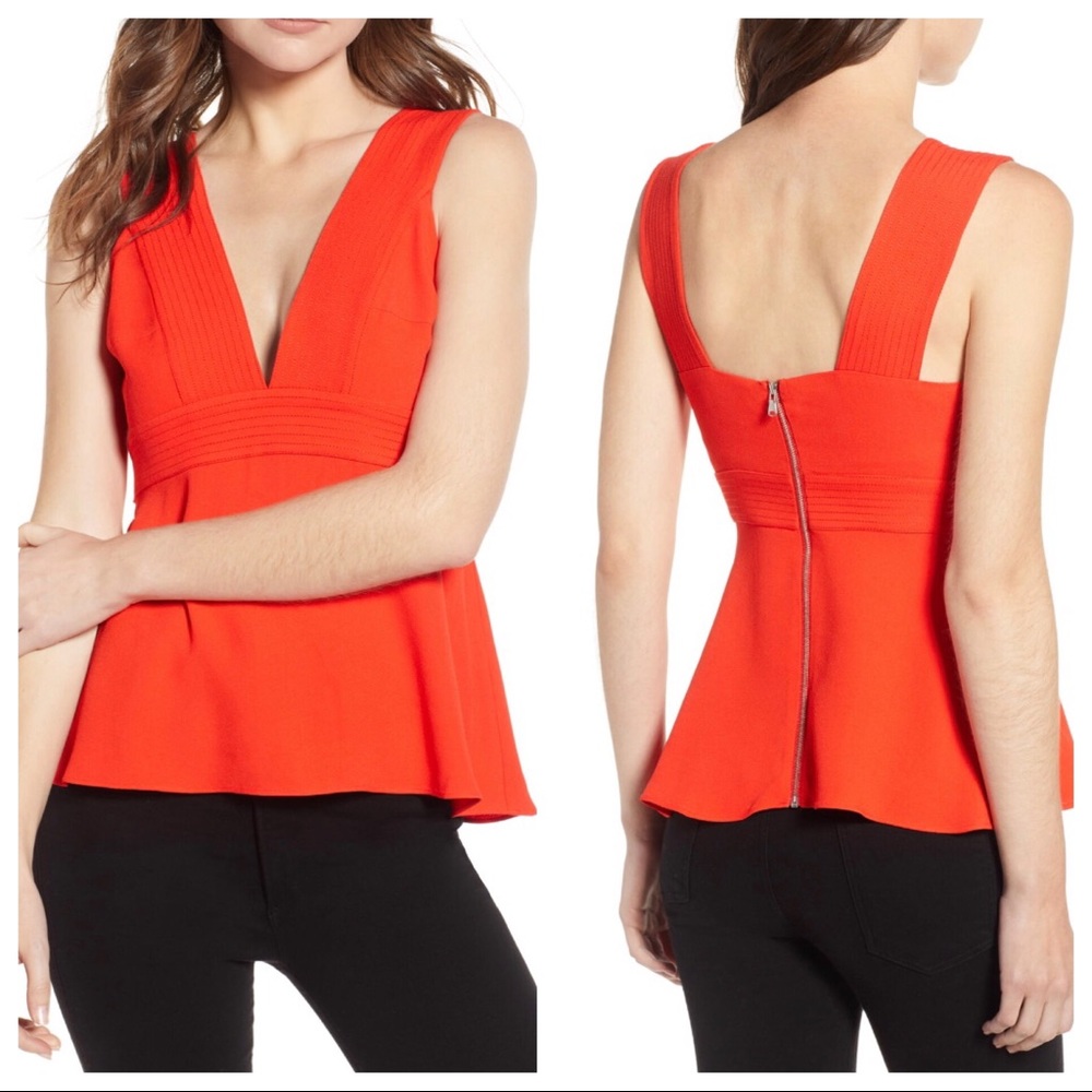 ⚡️SALE⚡️NWOT Trouve Red Seamed Tank